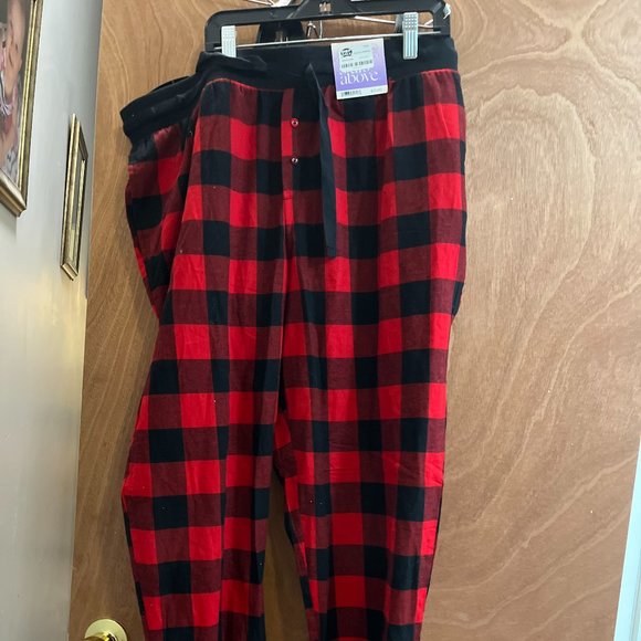stars above Other - NWT Women's Lounge Pants Red Plaid Size L From Stars Above